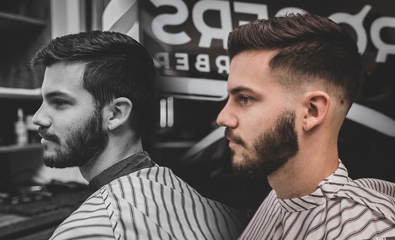 Előtte-utána: fade hajvágás és szakáll